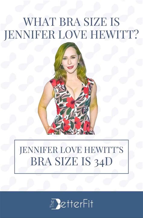 jennifer love hewitt cup size|Jennifer Love Hewitt’s Measurements: Bra Size, Height, Weight。